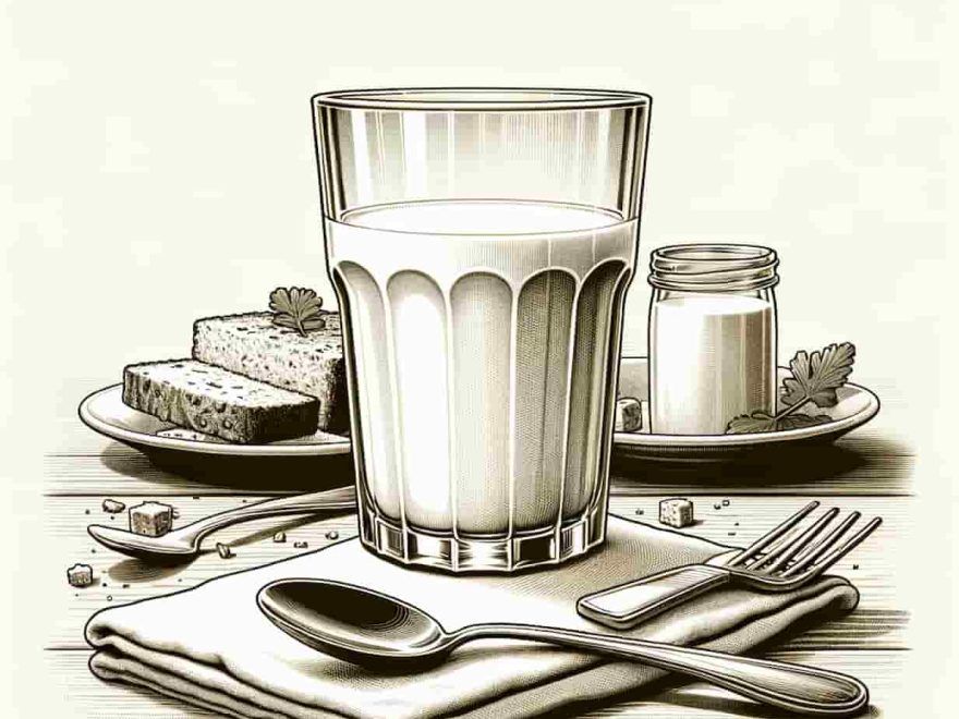 Lacteos leche desayuno