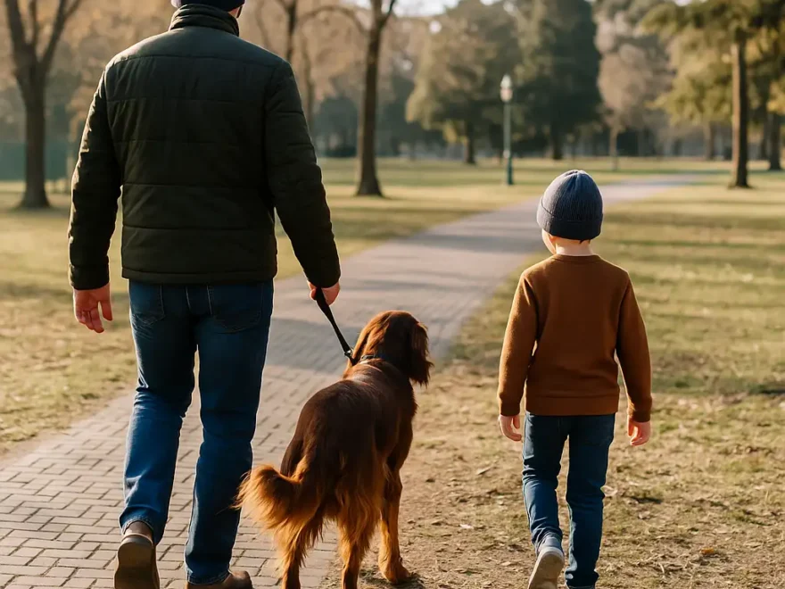 Dia del Amigo la historia de un papa su hijo y un setter 2