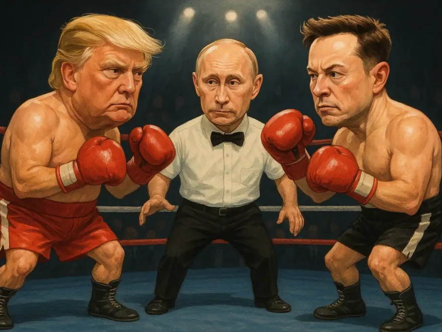 Trump vs. Musk una pelea sin retorno que sacude a EE.UU . y al mundo