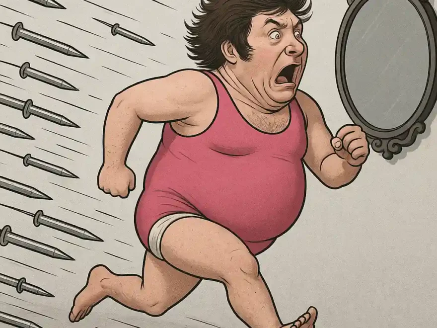 El forro de milei corriendo