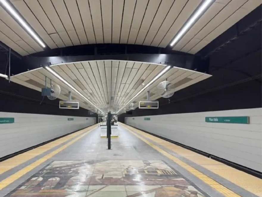 Subte. Manana reabre la estacion Plaza Italia completamente renovada