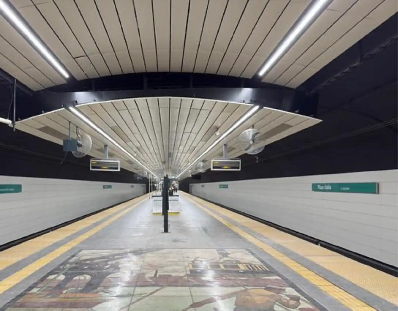 Subte. Manana reabre la estacion Plaza Italia completamente renovada