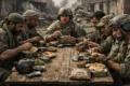 El sabor de la guerra que comen los soldados mientras el mundo arde