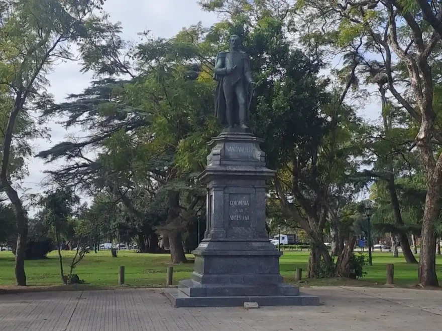 Santander en Palermo el procer colombiano